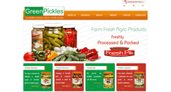 Desktop Screenshot of greenpickles.com
